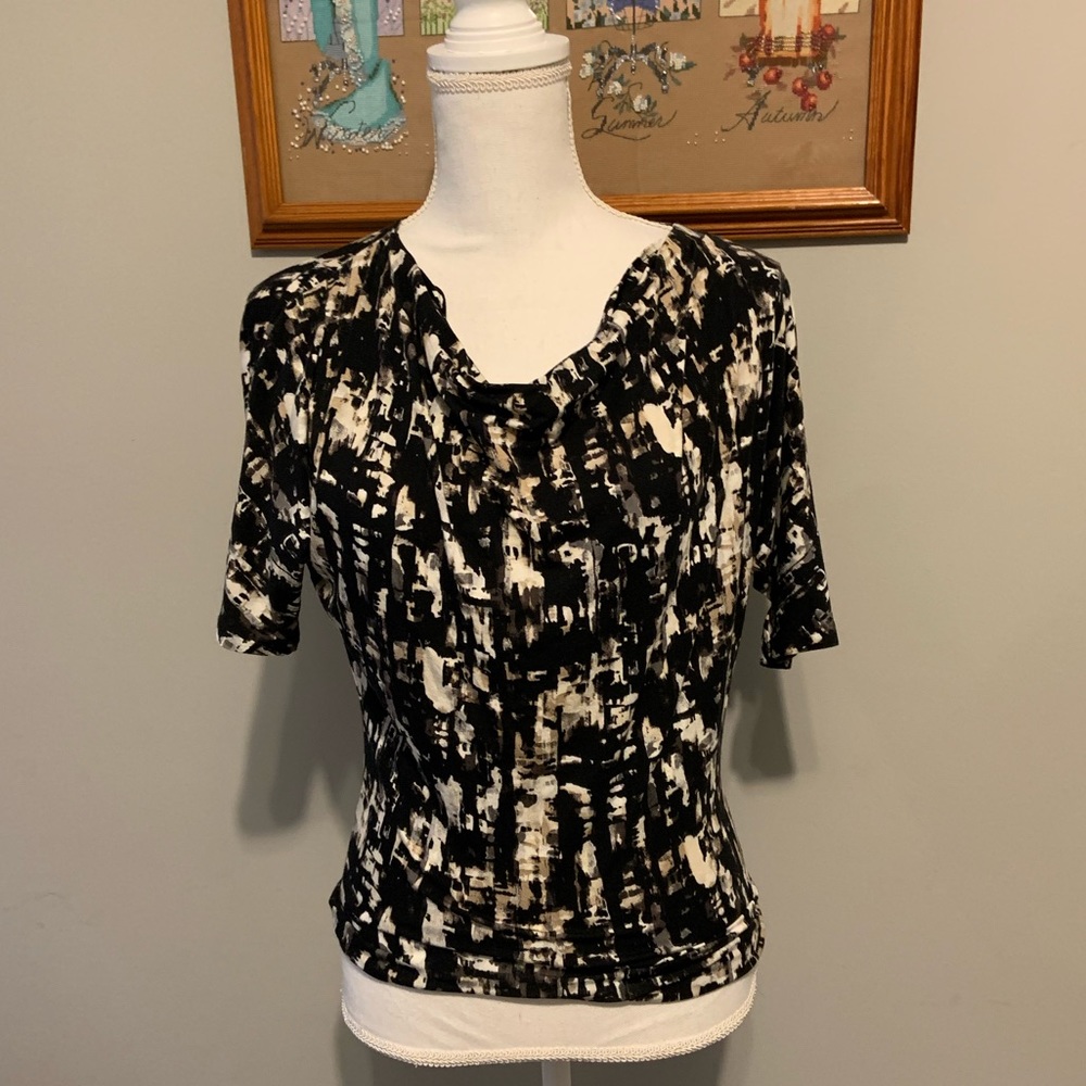 Apt. 9 abstract print top SZ XS